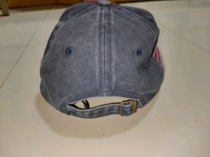 Vintage Black Rebel Distressed Baseball Cap