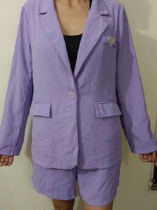 Stylish Purple Blazer