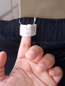 Black Button Palazzos