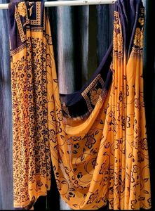 Set 2 Trading Quality Sarees &amp; 1 Blouse