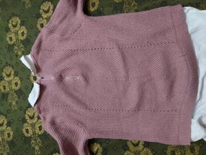 Cute Pink Top w/ Collar