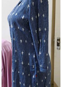 Striped Blue Kurta