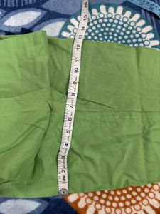 Green Plazo Suit