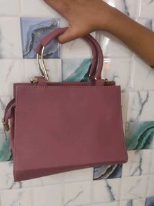 Rose Colour Handbag