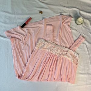 Lace Detail Baby Pink Slip