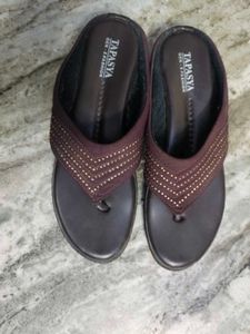Maroon Flat Slipper
