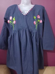 Hand Embroidery Tunic Top