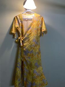 Floral Print Summer Wrap Dress