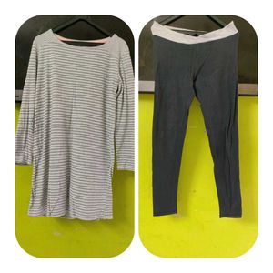 PAIR OF LONG TEE &amp; TROUSER