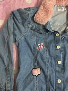 Denim Jacket with Patches