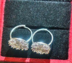 Elegant Pure silver Toe rings