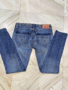 Embellished Flare Jeans