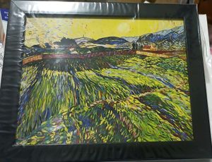 Van Gogh Wheat Field Painting