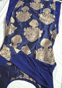 Elegant Blue 3 cut Kurta Set