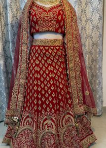 Red Bridal Lehenga Choli