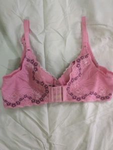 Floral Pink Bra
