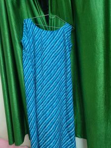 Sleeveless Sky Blue Kurti 👗