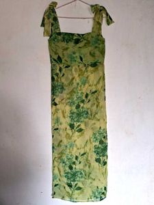 Pretty Green Floral Kurta