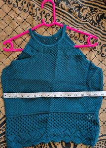 Green Sleeveless Top
