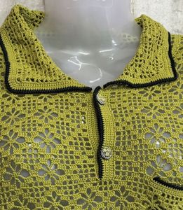 Crochet Knit Top