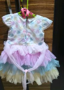 White Frill Dress