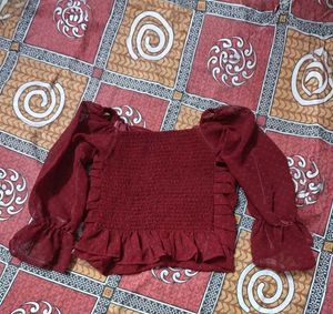 Maroon Top