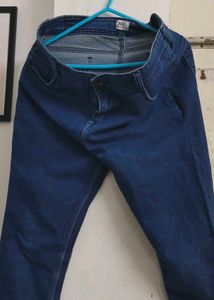 Dark Blue Denim Jeans