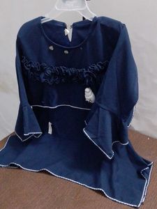 Cute Navy Blue Girls Outfit
