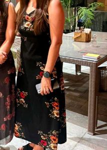 Black Floral Dress