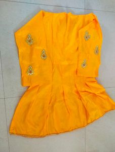 Women Party Wear Kurta And Palazzo Set