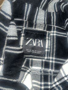 Zara Plaid Flannel Shirt