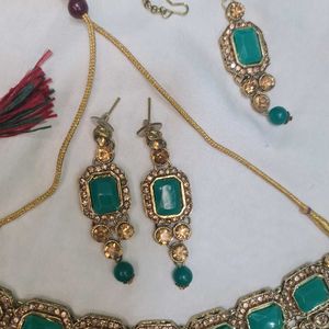 Bridal/Wedding Emerald🍀 Jewelry Set