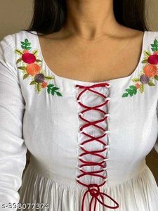 Elegant White Embroidered Kurta