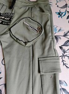 Synthetic Cargos In Joggers Style