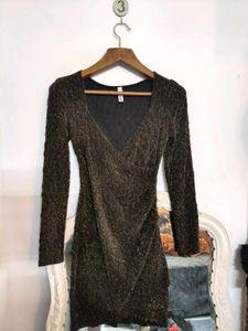 Sparkly Gold Party Dress