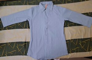 Blue Button-Down Shirt