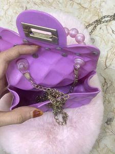 Cute Purple Mini Handbag, Purse 👛, Sling bag