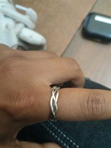 Sterling Silver Braided Ring For Men And Woman