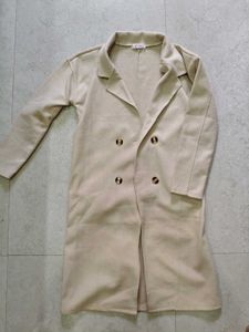 Elegant Beige Trench Coat