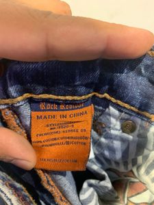 Authentic Rock Revival Denim Jeans