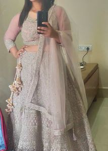 Pastel pink Designer Lehnga