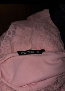 Pink Lace Mini Dress