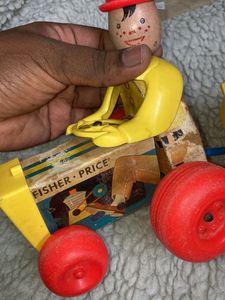 Fisher Price Happy Hauler Vintage Tractor Toy