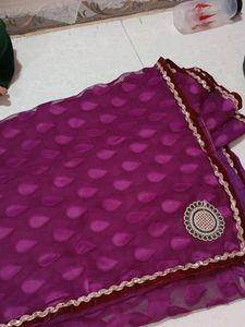 Purple 💜 Saree