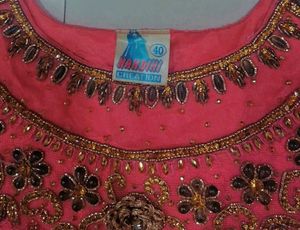 Elegant Pink Ethnic Gown