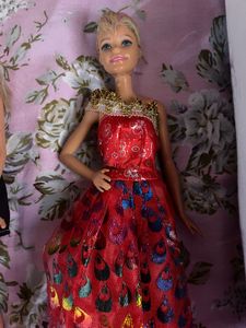 Barbie Doll in Red Dress