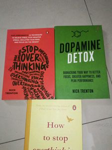 3 Self-Help Books: Stop Overthinking &amp; Dopamine De