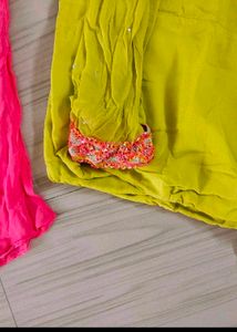 wedding wear sequence stone work kurta set