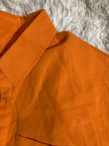 Orange Casual Shirt