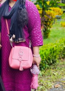 Purple Embellished Tunic